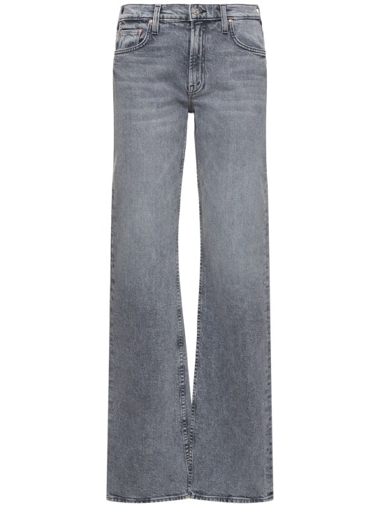 Mother: The Bookie Heel mid rise straight jeans - Grey - women_0 | Luisa Via Roma