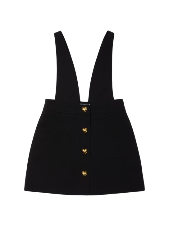 Moschino: Gonna in crepe - Nero - kids-girls_0 | Luisa Via Roma