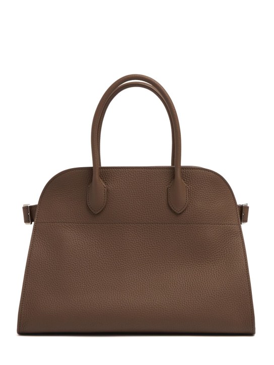 The Row: Soft Margaux 12 grain leather bag - women_0 | Luisa Via Roma