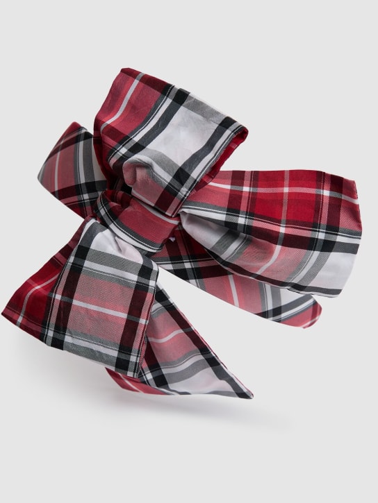 Monnalisa: Cerchietto per capelli con stampa Check e fiocco - kids-girls_1 | Luisa Via Roma