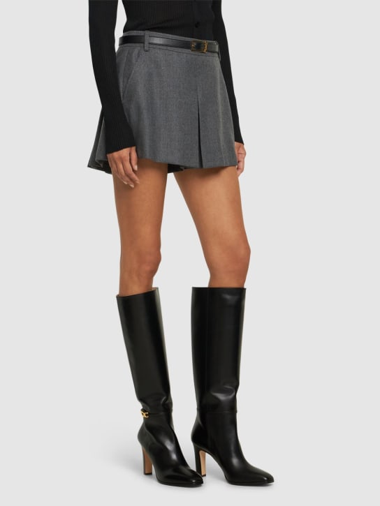 90mm Soft leather tall boots - Thumbnail 2