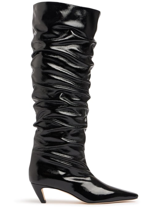 MSGM: 40毫米Naplak靴子 - 黑色 - women_0 | Luisa Via Roma