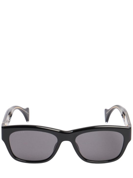 Gucci: GG1706S acetate sunglasses - Black/Grey - men_0 | Luisa Via Roma