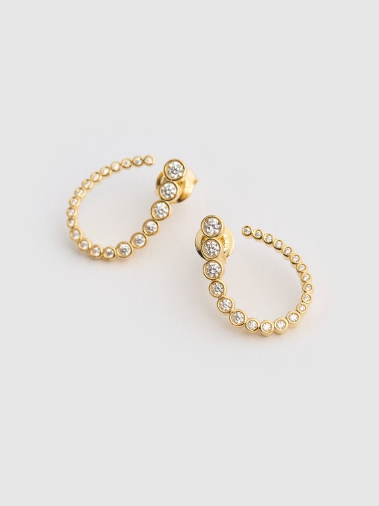 RAGBAG: Odette crystal stud earrings - Gold/Crystal - women_1 | Luisa Via Roma