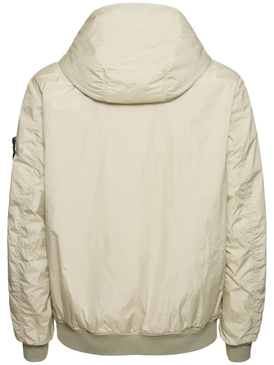 Stone Island: Hooded padded bomber jacket - men_4 | Luisa Via Roma