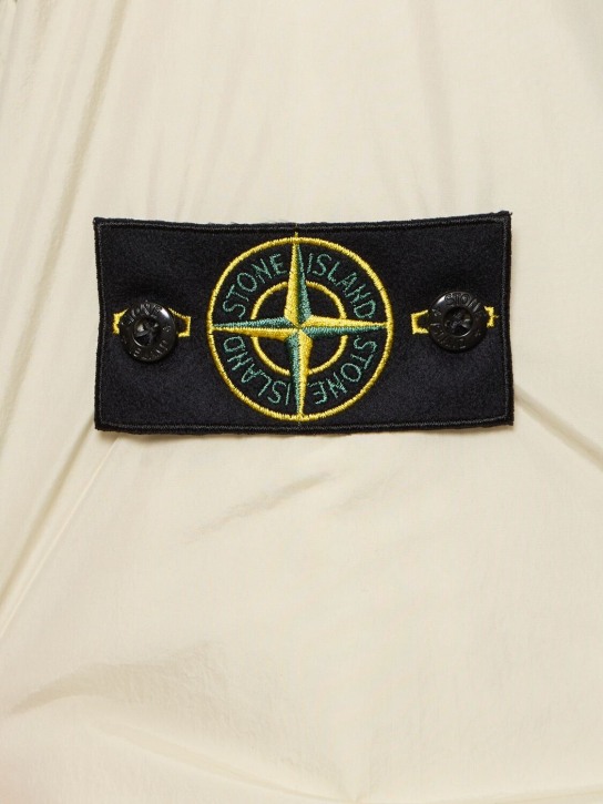 Stone Island: Hooded padded bomber jacket - men_3 | Luisa Via Roma