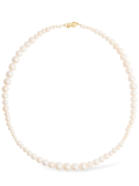 RAGBAG: Odette pearl collar necklace - Gold/Pearl - women_0 | Luisa Via Roma