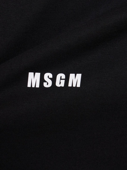 MSGM: Regular fit MSGM t-shirt - Black - men_1 | Luisa Via Roma
