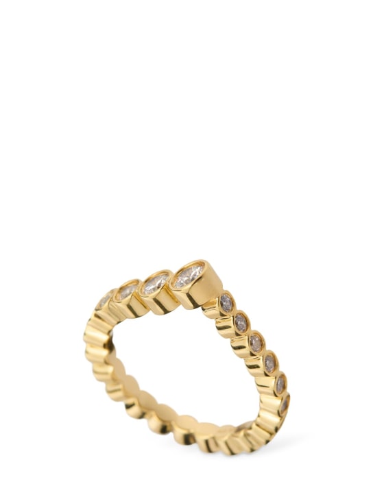 RAGBAG: Odette crystal ring - Gold/Crystal - women_0 | Luisa Via Roma