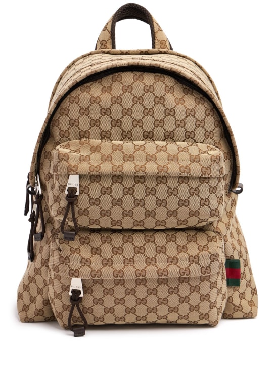 Gucci: Neo original GG backpack - Beige - men_0 | Luisa Via Roma