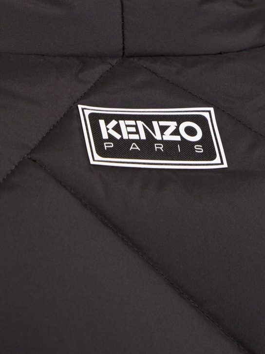Kenzo Paris: Veste kimono Wave Down - Noir - men_1 | Luisa Via Roma