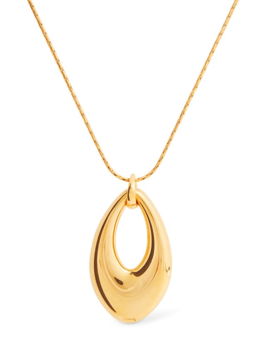 Tom Ford: Arp long pendant necklace - Antique Gold - women_0 | Luisa Via Roma