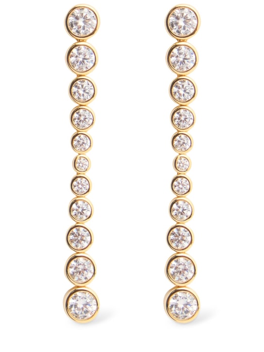 RAGBAG: Odette crystal drop earrings - Gold/Crystal - women_0 | Luisa Via Roma