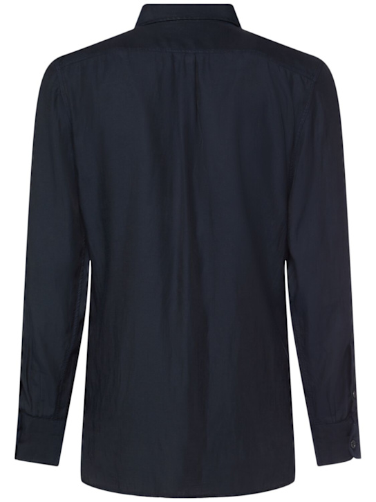 Tom Ford: Fluid light twill military shirt - men_1 | Luisa Via Roma