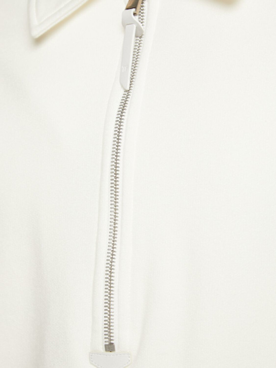 Tom Ford: Cotton & cashmere rugby polo - White - men_4 | Luisa Via Roma