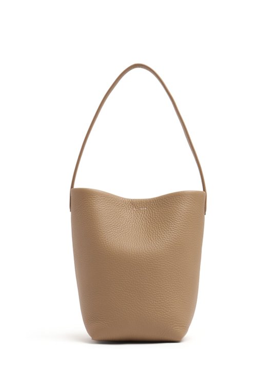 The Row: Small N/S Park saddle leather bag - women_0 | Luisa Via Roma