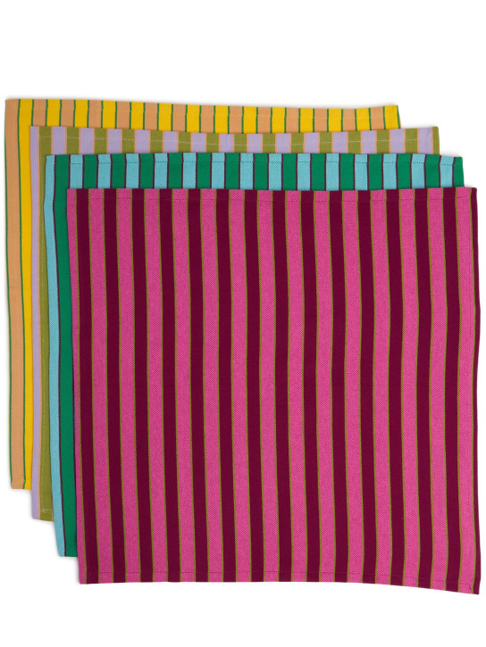 Dusen Dusen: Lot de 4 serviettes de table dépareillées - Multicolore - ecraft_0 | Luisa Via Roma