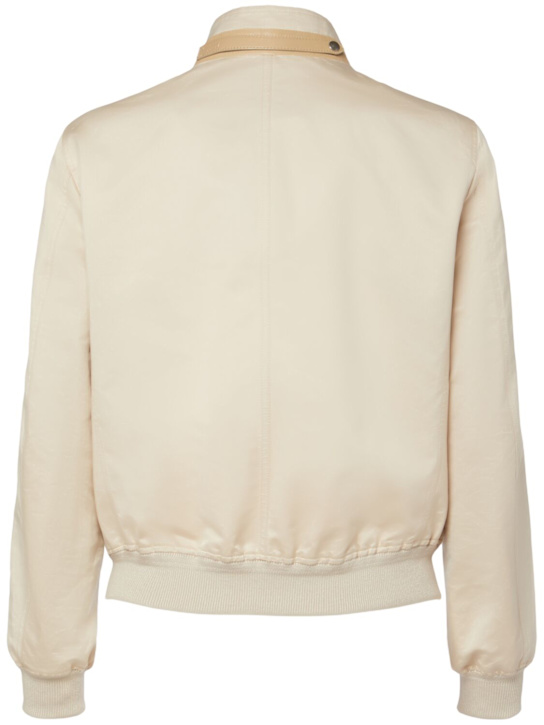 Tom Ford: Soft cotton & silk casual jacket - men_1 | Luisa Via Roma