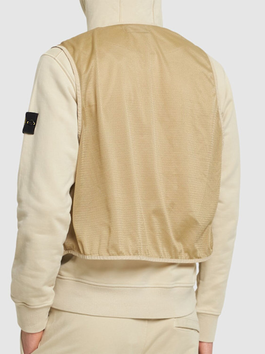 Stone Island: Zip up vest - men_2 | Luisa Via Roma