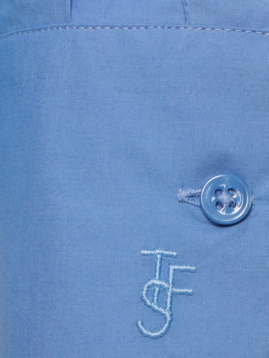 The Frankie Shop: Lui organic cotton poplin shirt - Light Blue - women_1 | Luisa Via Roma