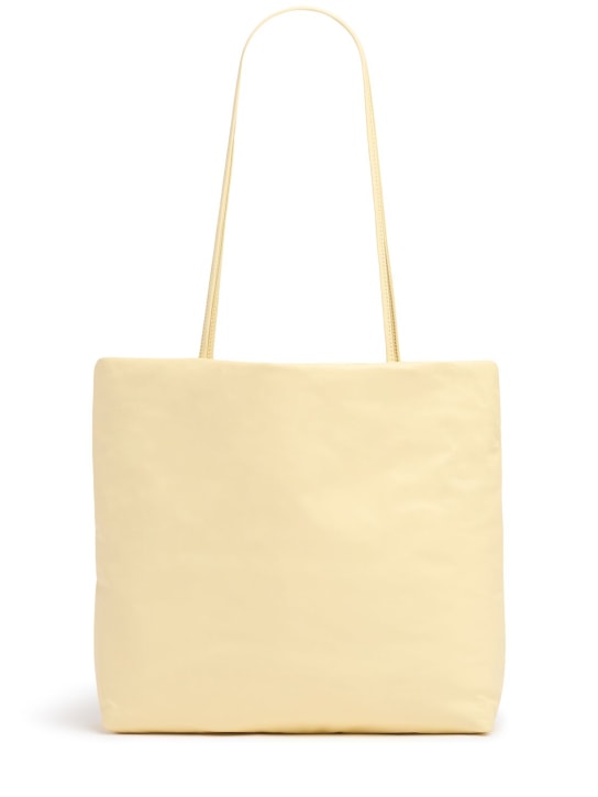 The Row: Pim light nappa leather tote bag - Light Yellow - women_0 | Luisa Via Roma
