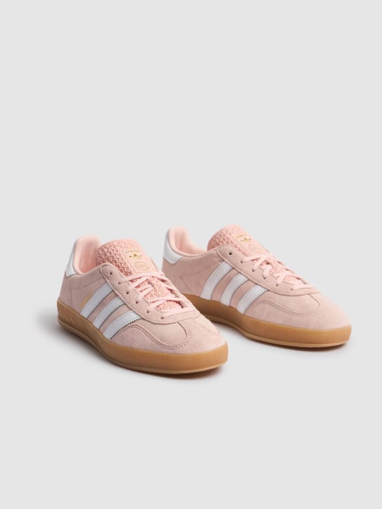 adidas Originals: Gazelle Indoor sneakers - Pink/White - women_1 | Luisa Via Roma