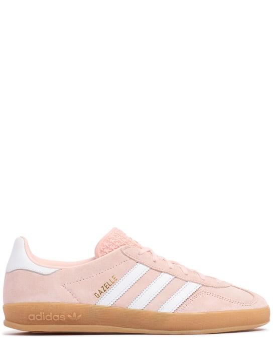 adidas Originals: Gazelle Indoor sneakers - Pink/White - women_0 | Luisa Via Roma