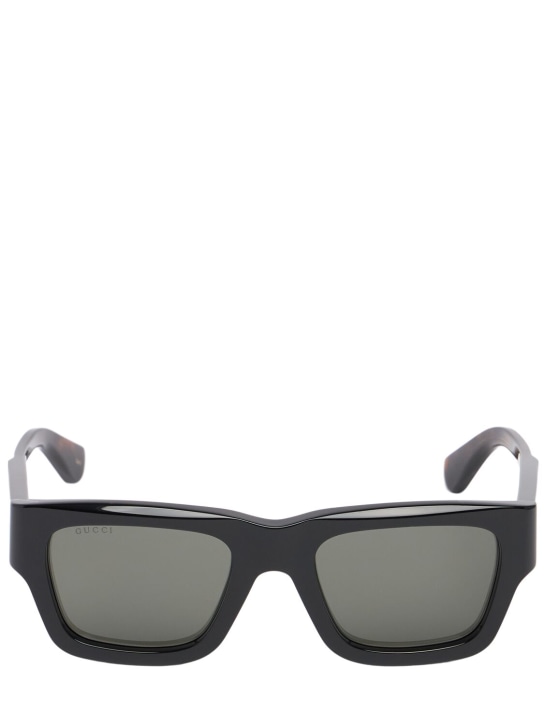 Gucci: GG1668S acetate sunglasses - Black - men_0 | Luisa Via Roma