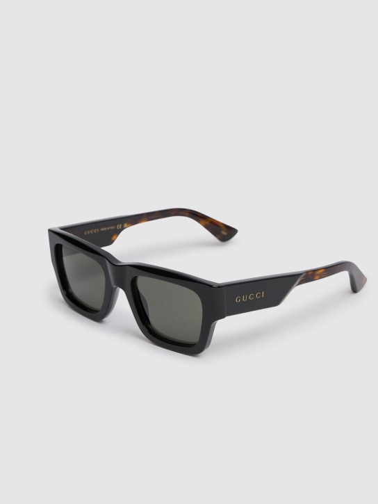 Gucci: GG1668S acetate sunglasses - Siyah - men_1 | Luisa Via Roma