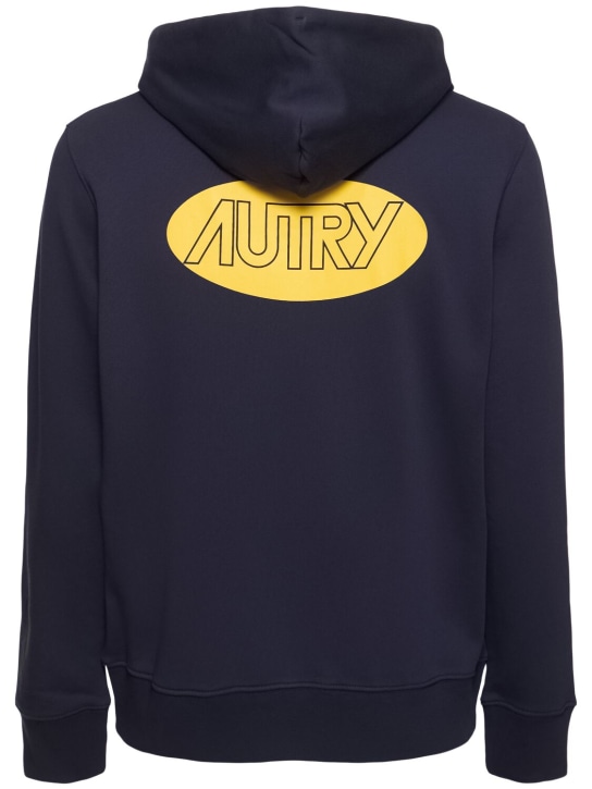 Autry: Hooded sweatshirt - Jersey Blue - men_4 | Luisa Via Roma