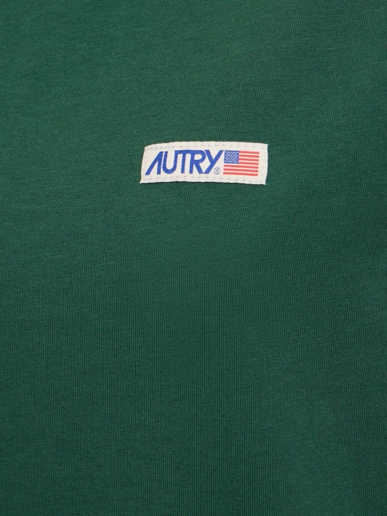 Autry: Camiseta de algodón - Cotton Green - women_1 | Luisa Via Roma