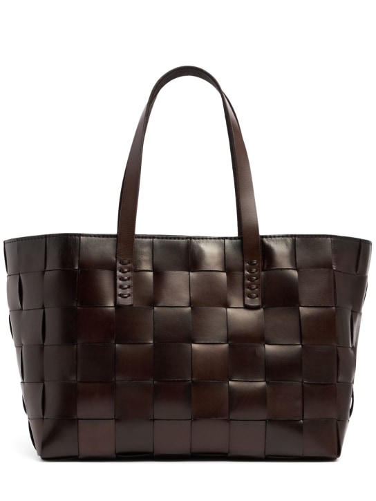 Dragon Diffusion: Japan leather tote bag - Dark Brown - women_0 | Luisa Via Roma