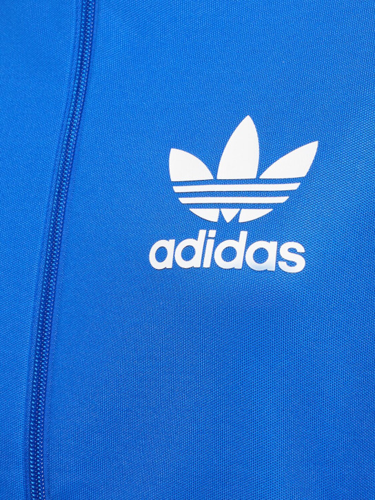 adidas Originals: Trainingstop „Beckenbauer“ - Blau/Weiß - women_1 | Luisa Via Roma