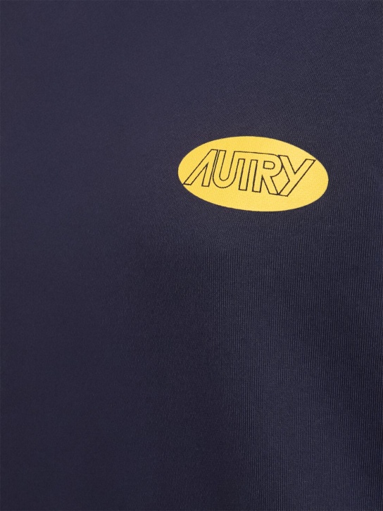 Autry: Sweatshirt mit Kapuze - Jersey Blue - women_1 | Luisa Via Roma