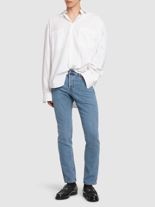 Gucci: Jeans de denim de algodón - Azul - men_1 | Luisa Via Roma