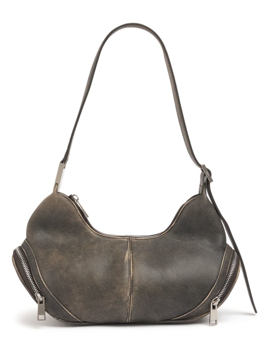 Osoi: Cargo Hobo leather shoulder bag - Vintage Brown - women_0 | Luisa Via Roma