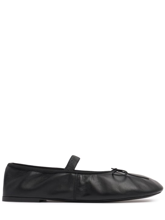 Proenza Schouler: Chaussures Mary Jane en cuir Glove 10 mm - Noir - women_0 | Luisa Via Roma