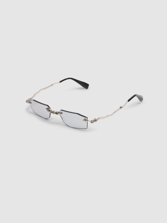 Kuboraum Berlin: H40 foldable acetate & metal sunglasses - men_1 | Luisa Via Roma