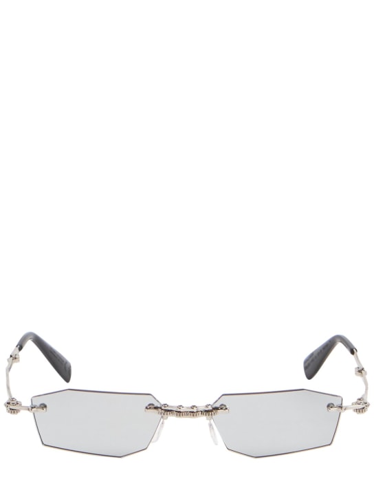 Kuboraum Berlin: H40 foldable acetate & metal sunglasses - men_0 | Luisa Via Roma