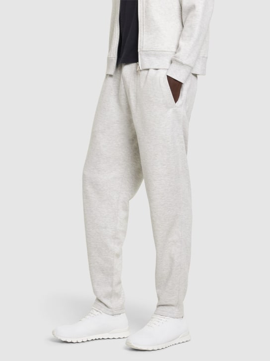 Kiton: Knit low top sneakers - men_1 | Luisa Via Roma