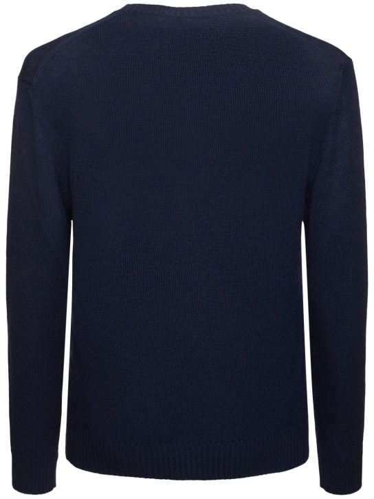 Jil Sander: Extrafine wool knit sweater - men_4 | Luisa Via Roma