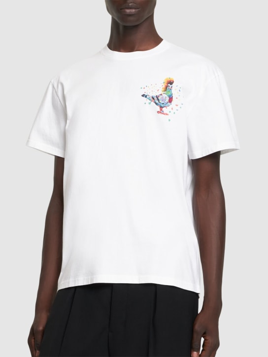 JW Anderson: JW Pride printed jersey t-shirt - men_2 | Luisa Via Roma