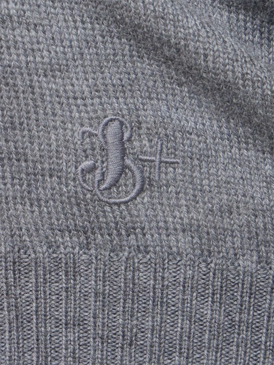 Jil Sander: Sweater aus Wollstrick - Schiefergrau - men_1 | Luisa Via Roma