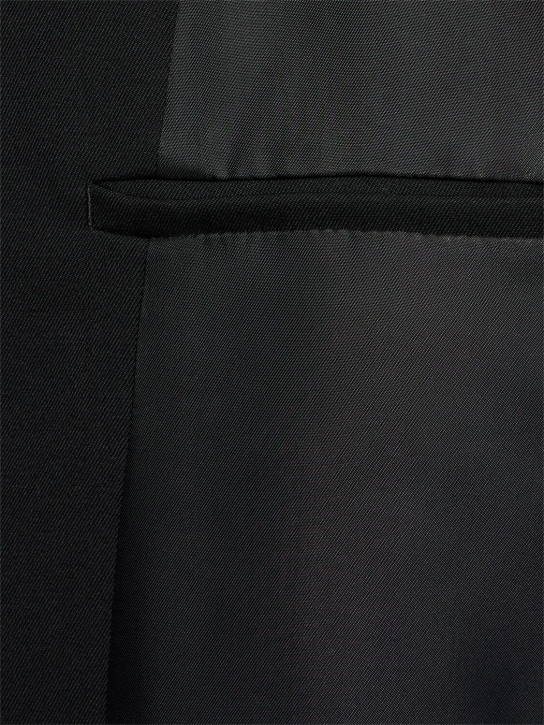 Jil Sander: Oversize wool gabardine trench coat - men_5 | Luisa Via Roma