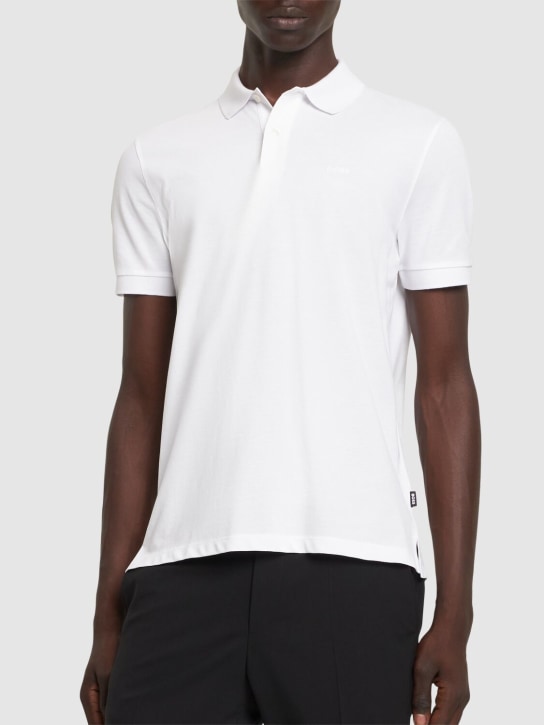 Boss: Pallas cotton piquet polo - men_2 | Luisa Via Roma