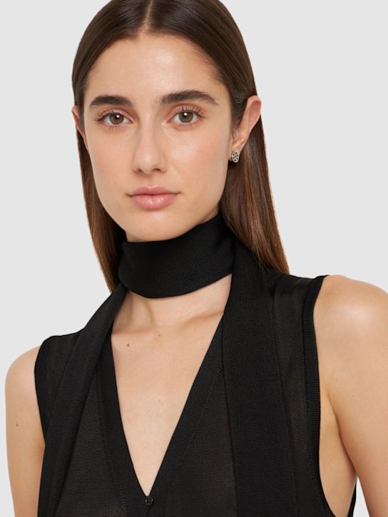 Tory Burch: 0.08cm Miller stud earrings - women_1 | Luisa Via Roma