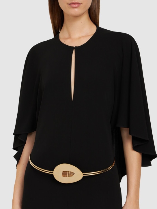 Rabanne: Spoon Organic Stone metallic belt - women_1 | Luisa Via Roma