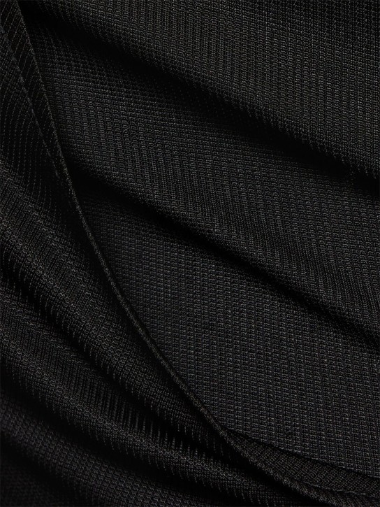 Christopher Esber: Ribbed viscose mini dress w/cutout - women_3 | Luisa Via Roma