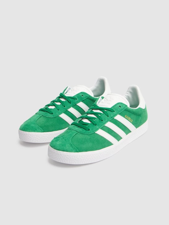 adidas Originals: Sneakers Gazelle con cordones - Verde - kids-boys_1 | Luisa Via Roma