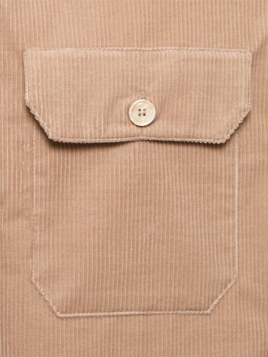 Brunello Cucinelli: Camisa de pana de algodón - Nude - men_1 | Luisa Via Roma